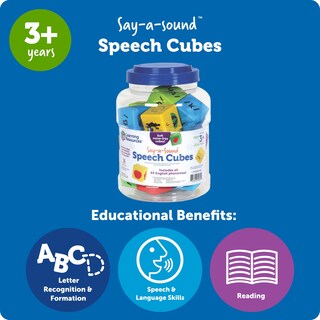 Foto 5 | Foto 5 | Recursos De Aprendizaje De Speech Cubes Say-a-sound™ Para Niños En Edad Preescolar A Partir De 3 Años - Venta Internacional.