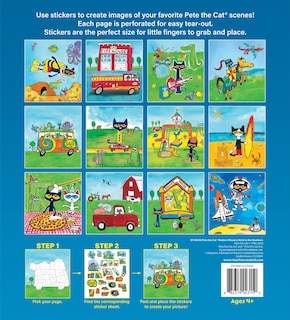 Foto 4 | Foto 4 | Libro De Rompecabezas Con Pegatinas, Recursos Creados Por El Profesor Pete The Cat - Venta Internacional.