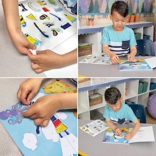 Foto 5 | Foto 5 | Libro De Rompecabezas Con Pegatinas, Recursos Creados Por El Profesor Pete The Cat - Venta Internacional.
