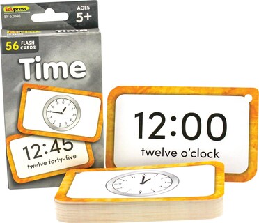 Foto 1 | Foto 1 | Tarjetas Didácticas para Aprender a Leer la hora 56 Tarjetas - Venta Internacional