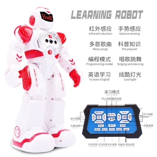 Foto 3 | Foto 3 | Robot De Control Remoto Inteligente Para Niños, Robot Programable, Azul - Venta Internacional.