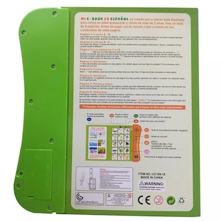Foto 2 | Foto 2 | Libro De Aprendizaje Electrónico Libro Electrónico Con Sonido Para Niños De Más De 3 Años - Venta Internacional.