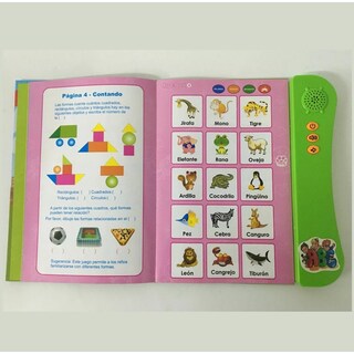 Foto 3 | Foto 3 | Libro De Aprendizaje Electrónico Libro Electrónico Con Sonido Para Niños De Más De 3 Años - Venta Internacional.