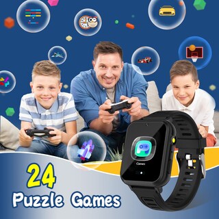 Foto 4 | Foto 4 | Reloj Inteligente Sedzofan Para Niños De 5 A 12 Años Con Cámara De 24 Juegos - Venta Internacional.