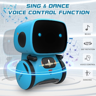 Foto 4 | Foto 4 | Robot De Juguete Gilobaby Interactive Smart Talking Para Niños A Partir De 3 Años, Azul - Venta Internacional.