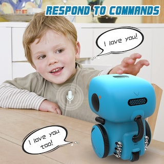 Foto 5 | Foto 5 | Robot De Juguete Gilobaby Interactive Smart Talking Para Niños A Partir De 3 Años, Azul - Venta Internacional.