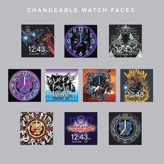 Foto 4 | Foto 4 | Reloj Infantil Accutime Negro Marvel Black Panther-Venta Internacional