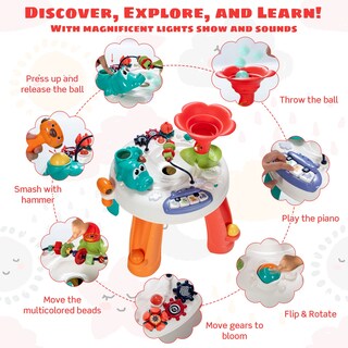 Foto 3 | Foto 3 | Mesa de Actividades Costzon para Aprender Música con 16 Canciones para Niños - Venta Internacional