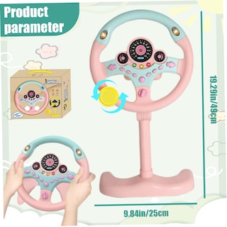 Foto 3 | Foto 3 | Volante de Juguete Simulado con Música para Niños - Venta Internacional