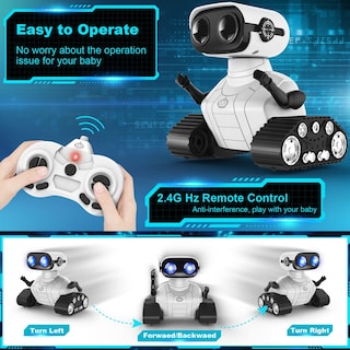Foto 3 | Foto 3 | Robot Rc Recargable Robot Toy Para Niños Con Control Remoto - Venta Internacional