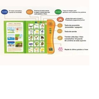 Foto 2 | Foto 2 | Libro Electrónico de Aprendizaje Interactivo para Niños con Sonido - Venta Internacional