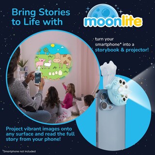 Foto 2 | Foto 2 | Miniproyector Moonlite Storytime Con 4 Historias De Cuentos De Hadas - Venta Internacional.