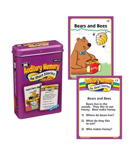 Foto 2 | Foto 2 | Historias Cortas De Flash Cards Super Duper Auditory Memory - Venta Internacional.