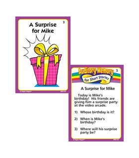 Foto 3 | Foto 3 | Historias Cortas De Flash Cards Super Duper Auditory Memory - Venta Internacional.
