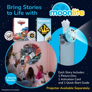 Foto 2 | Foto 2 | Storybook Reels Moonlite Cars And Diggersaurs 2: Set De Historia - Venta Internacional.