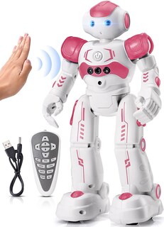 Foto 1 | Foto 1 | Control Remoto Rc Robot Kingsdragon Con Sensor De Gestos, Color Rosa - Venta Internacional.