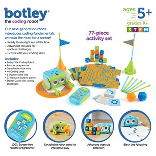 Foto 7 | Foto 7 | Botley De Recursos De Aprendizaje Para Robots De Codificación Con 77 Piezas Para Mayores De 5 Años - Venta Internacional.