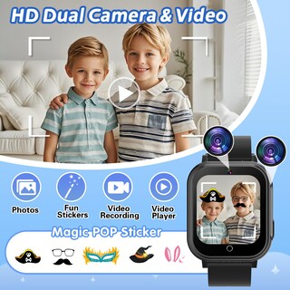 Foto 5 | Foto 5 | Reloj Inteligente Cosjoype con Juegos y Cámara Dual HD Resistente al Agua para Niños - Venta Internacional