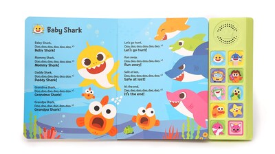 Foto 4 | Foto 4 | Libro De Sonidos Pinkfong Baby Shark Sing-alongs Con 10 Botones - Venta Internacional.