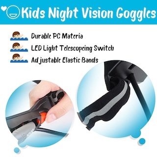 Foto 5 | Foto 5 | Gafas De Visión Nocturna Agm Para Niños, Ajustables, Equipo De Espionaje, Lente Verde - Venta Internacional.
