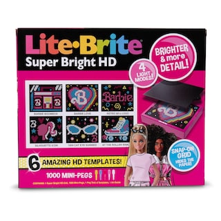 Foto 6 | Foto 6 | Edición Barbie Hd Super Bright De Lite Brite Con 6 Plantillas - Venta Internacional.