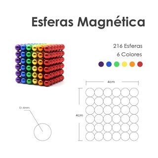 Foto 2 | Foto 2 | Bolas Magnéticas Ilios Innova color Rojo