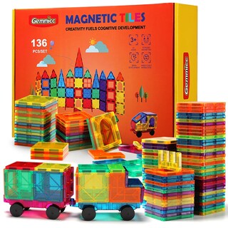 Foto 1 | Foto 1 | Venta Internacional - Azulejos Magnéticos Building Blocks Gemmicc, 136 Unidades, Para Niños