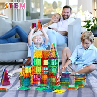 Foto 5 | Foto 5 | Venta Internacional - Azulejos Magnéticos Building Blocks Gemmicc, 136 Unidades, Para Niños