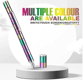 Foto 4 | Foto 4 | Venta Internacional - Bolígrafo Fidget Cyclty Con Anillos, Bolas De Acero Y Caja De Regalo