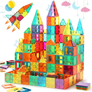 Foto 1 | Foto 1 | Bloques De Construcción Magnéticos Fnjo Magnetic Tiles 64pcs - Venta Internacional.