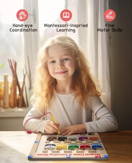 Foto 3 | Foto 3 | Laberinto Magnético De Colores Y Números: Gamenote Para 3-5 Años - Venta Internacional.