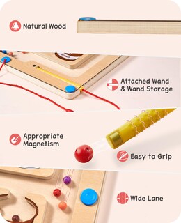 Foto 5 | Foto 5 | Laberinto Magnético De Colores Y Números: Gamenote Para 3-5 Años - Venta Internacional.