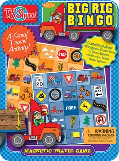 Foto 1 | Foto 1 | Juego De Bingo Bendon Ts Shure Big Rig Trucks Con Lata Magnética - Venta Internacional.