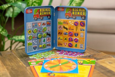 Foto 3 | Foto 3 | Juego De Bingo Bendon Ts Shure Big Rig Trucks Con Lata Magnética - Venta Internacional.