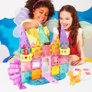 Foto 2 | Foto 2 | Set De Construcción Magna-tiles Castle Dlx De 48 Piezas Con Figuras - Venta Internacional.
