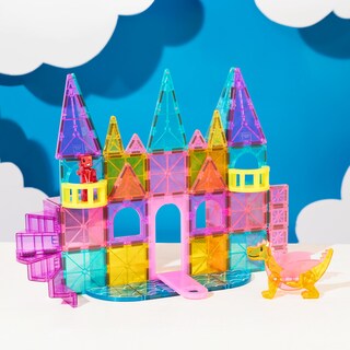 Foto 3 | Foto 3 | Set De Construcción Magna-tiles Castle Dlx De 48 Piezas Con Figuras - Venta Internacional.