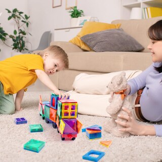 Foto 7 | Foto 7 | Azulejos Magnéticos Para Construcción Cars Mruikeny, 4 Piezas Para Más De 3 Años - Venta Internacional.