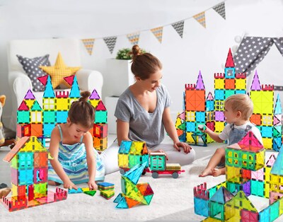 Foto 7 | Foto 7 | Set De Construcción De Azulejos Magnéticos Jasonwell Con Imán 3d Para Niños - Venta Internacional.
