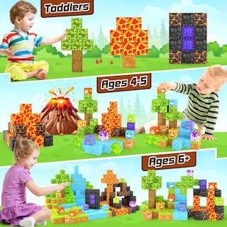 Foto 3 | Foto 3 | Bloques Magnéticos, Dinosaurios, Juguetes, Coodoo Build Mine Magnet World - Venta Internacional.