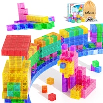 Bloques Magnéticos Apluses, Cubos Transparentes, 45 Unidades, Para Niños De Más De 3 Años - Venta Internacional.