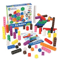 Juego De 200 Unidades De Mathlink Cubes Big Builders Con Guía De Actividades - Venta Internacional.