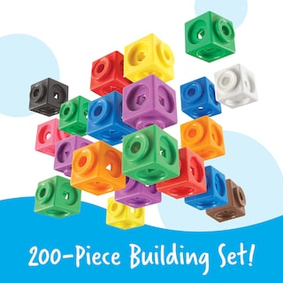 Foto 2 | Foto 2 | Juego De 200 Unidades De Mathlink Cubes Big Builders Con Guía De Actividades - Venta Internacional.