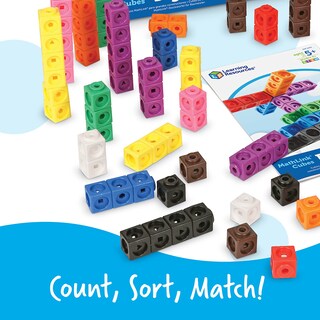 Foto 4 | Foto 4 | Juego De 200 Unidades De Mathlink Cubes Big Builders Con Guía De Actividades - Venta Internacional.