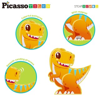 Foto 5 | Foto 5 | Bloques de Construcción PicassoTiles de Dinosaurio-Venta Internacional