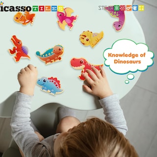Foto 7 | Foto 7 | Bloques de Construcción PicassoTiles de Dinosaurio-Venta Internacional