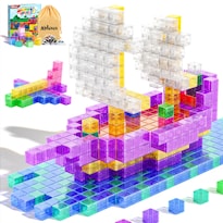 Juguetes de Construcción con Bloques Magnéticos Apluses Transparentes 64 Piezas - Venta Internacional