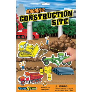 Foto 1 | Foto 1 | Magnetic Playset Playmonster Create-a-scene Construction Scene - Venta Internacional.