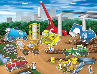 Foto 2 | Foto 2 | Magnetic Playset Playmonster Create-a-scene Construction Scene - Venta Internacional.