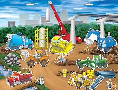 Foto 3 | Foto 3 | Magnetic Playset Playmonster Create-a-scene Construction Scene - Venta Internacional.