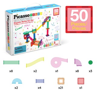 Foto 7 | Foto 7 | Baldosas Magnéticas Marble Run Picassotiles Ptg50 Para Niños Mayores De 3 Años - Venta Internacional.